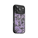 Lilac Protective Phone Case - Marbled MagSafe
